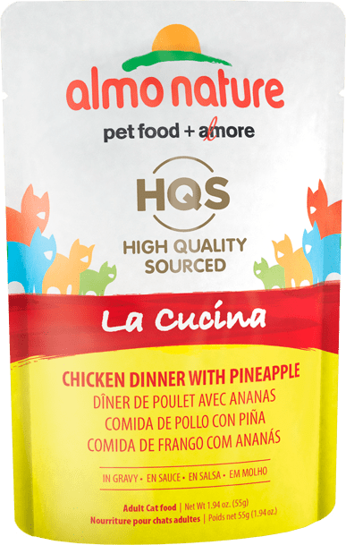 Almo Nature HQS La Cucina Chicken Dinner With Pineapple In Gravy